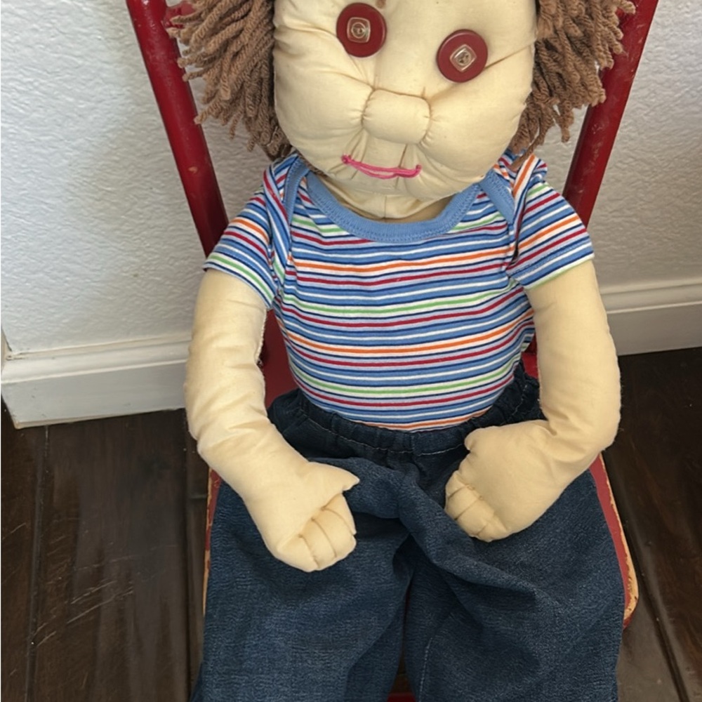 Striped Shirt Rag Doll